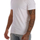 Chic White Crewneck Cotton Tee