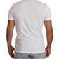 Chic White Crewneck Cotton Tee