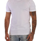 Chic White Crewneck Cotton Tee
