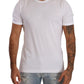 Chic White Crewneck Cotton Tee
