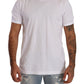 Elegant White Cotton Crewneck Tee