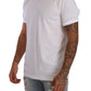 Elegant White Cotton Crewneck Tee