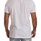 Elegant White Cotton Crewneck Tee