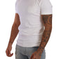 Elegant White Roundneck T-Shirt