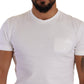 Elegant White Roundneck T-Shirt