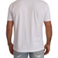 Elegant White Cotton Crewneck Tee