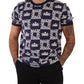 Regal Crown Print Crewneck T-Shirt