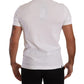 Elegant White Cotton Polo Shirt