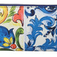 Elegant Majolica Print Leather Continental Wallet
