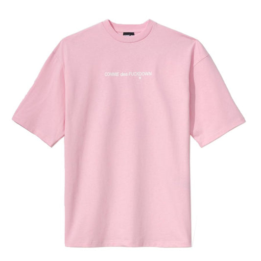 Pink Cotton Men T-Shirt