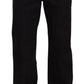 Elegant Straight Denim Jeans - Italian Craftsmanship