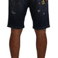 Chic Denim Above Knee Slim Fit Shorts