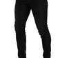 Chic Gray Slim Fit Skinny Denim Jeans