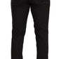 Elegant Striped Wool Dress Pants