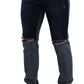 Chic Slim Fit Tattered Denim