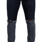 Chic Slim Fit Tattered Denim