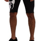 Chic Slim-Fit Black Shorts