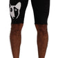 Chic Slim-Fit Black Shorts