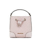Mercer Small Dark Powder Blush PVC Bucket Crossbody Handbag Purse Pink