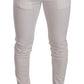 Elegant White Skinny Denim Jeans