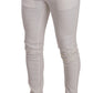 Elegant White Skinny Denim Jeans