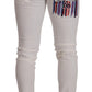 Elegant White Skinny Denim Jeans