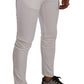 Elegant White Skinny Denim Jeans