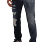 Chic Tattered Denim Jeans
