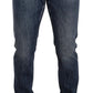 Elegant Straight Fit Italian Denim Jeans