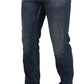 Elegant Straight Fit Italian Denim Jeans
