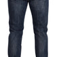 Elegant Straight Fit Italian Denim Jeans