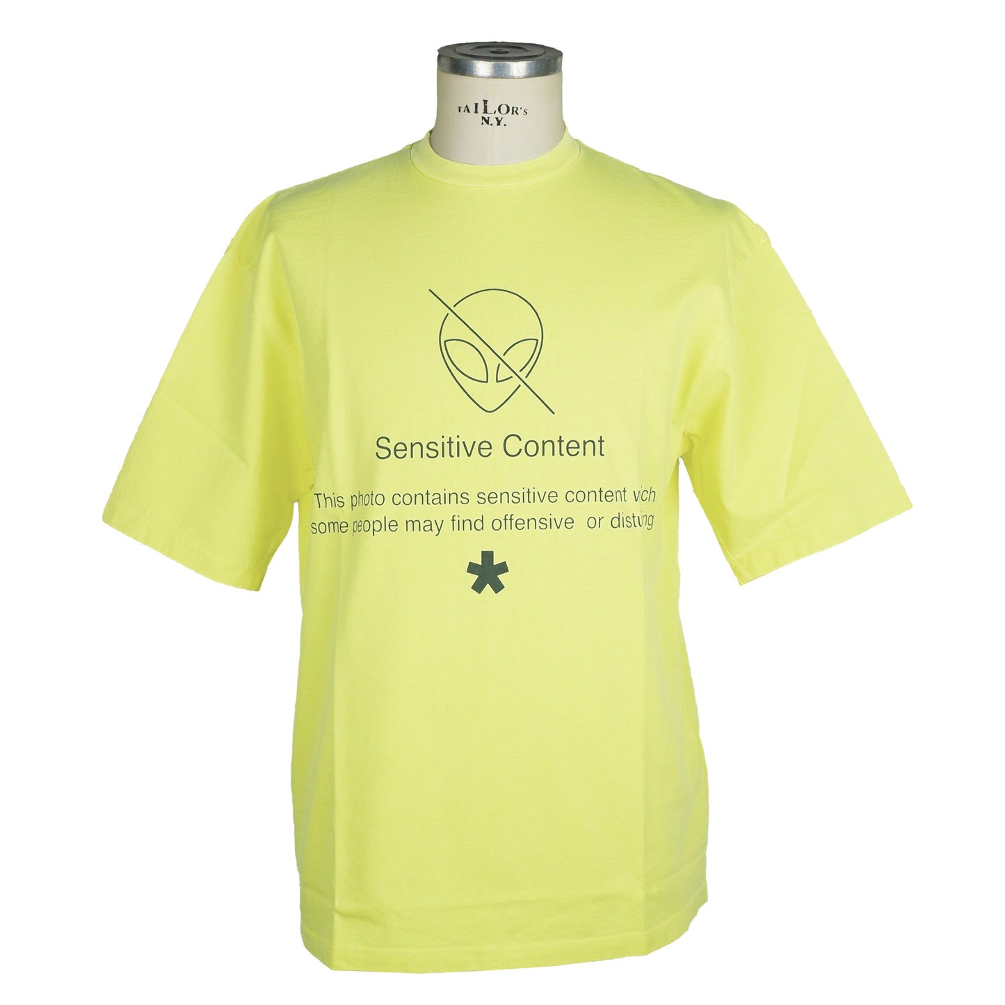 Yellow Cotton Men T-Shirt