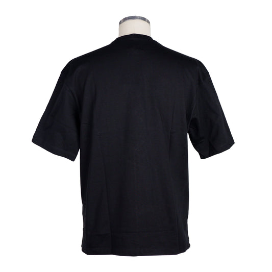 Black Cotton Men T-Shirt