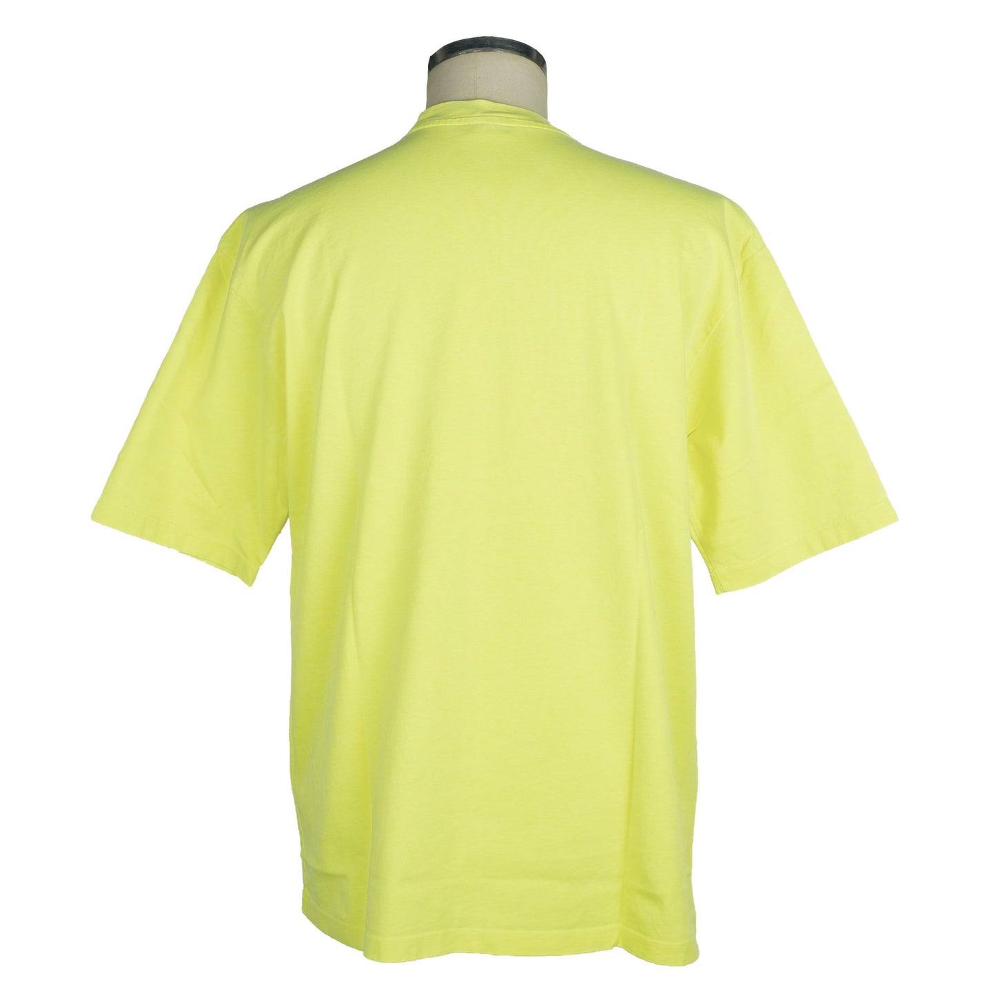 Yellow Cotton Men T-Shirt