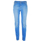 Light Blue Cotton Women Jean