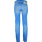 Light Blue Cotton Women Jean