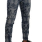 Slim Fit Logo Printed Denim Jeans
