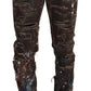 Glamorous Gold Distressed Skinny Denim