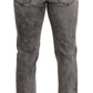 Sleek Grey Stretch Skinny Jeans