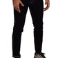 Elegant Purple Slim Fit Skinny Jeans