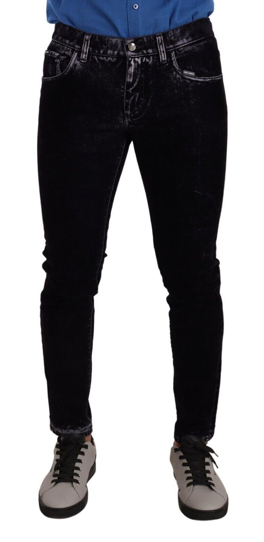 Elegant Purple Slim Fit Skinny Jeans