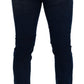 Sleek Dark Blue Slim Fit Jeans