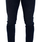 Sleek Dark Blue Slim Fit Jeans