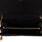 Elegant Black Nappa Leather Evening Bag