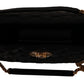 Elegant Large Black Nappa Leather Tote