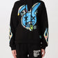Black Cotton Women Sweater