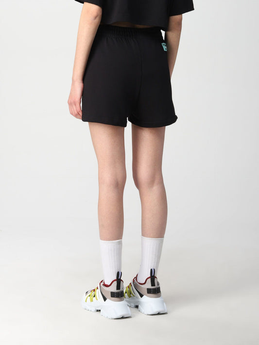 Black Cotton Women Short