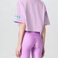Purple Cotton Women T-Shirt