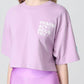 Purple Cotton Women T-Shirt