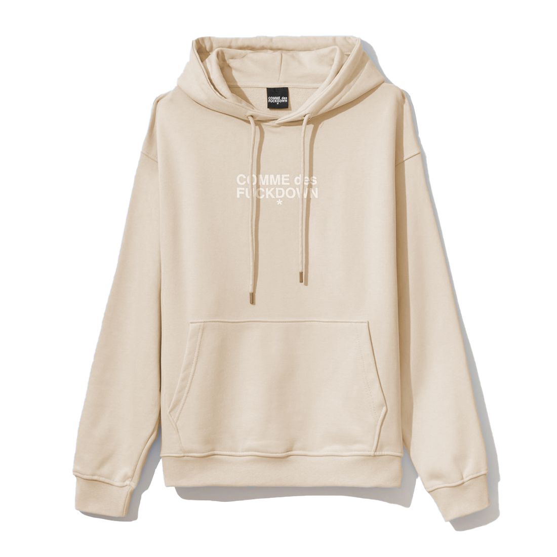 Beige Cotton Men Sweater